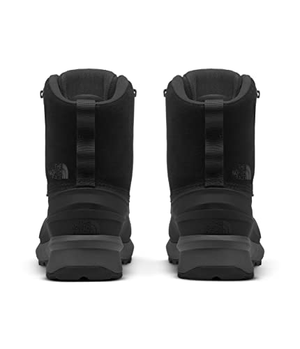 THE NORTH FACE Chilkat V Lace-Up Waterproof Snow Boot, Blk/Asphalt Gy, 8
