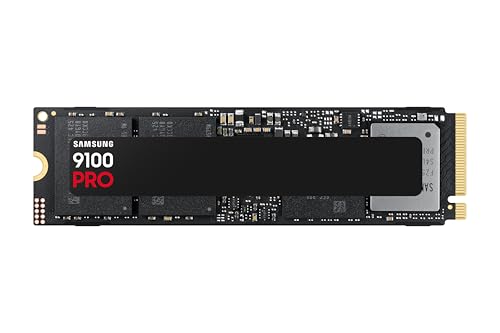 Samsung 9100 PRO Series 1TB PCIe 5.0 x4 NVMe 2.0 M.2 Internal SSD, Up to 14,700MB/s, Thermal Control, MZ-VAP1T0B/AM