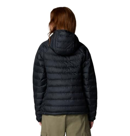 Columbia Womens Powder Lite II Hooded Jacket, Black, Small