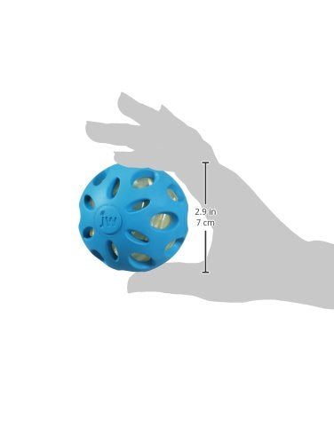 JW Pet Company Crackle Heads Crackle Ball Dog Toy, Medium, Colors Vary