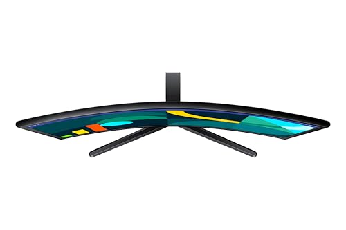 Samsung 24-inch FHD Black Curved Screen Monitor with 100 Hz Refresh Rate, Game Mode, Eye Saver Mode - (LS24D368GANXZA) [Canada Version]