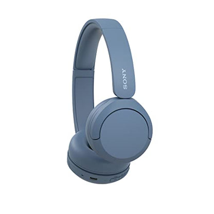 Sony WH-CH520 Wireless Headphones Bluetooth On-Ear Headset with Microphones, Blue