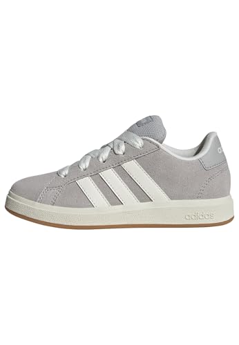 adidas Unisex-Kids Grand Court 00s, Grey/Off White/Gum, 12 | Casual Shoes