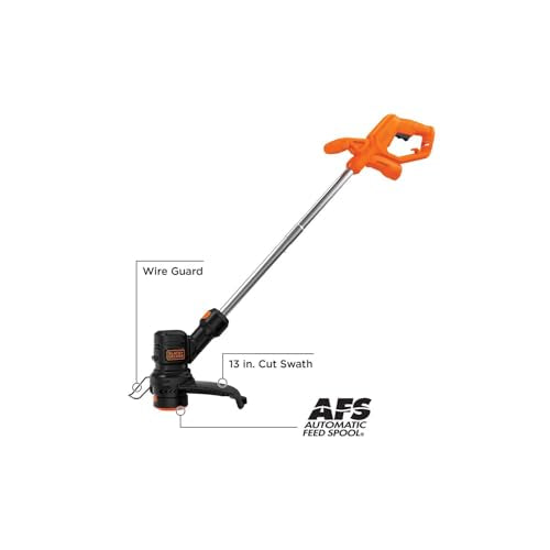 BLACK+DECKER String Trimmer, 13-Inch, 4 Amp (BEST935-CA)