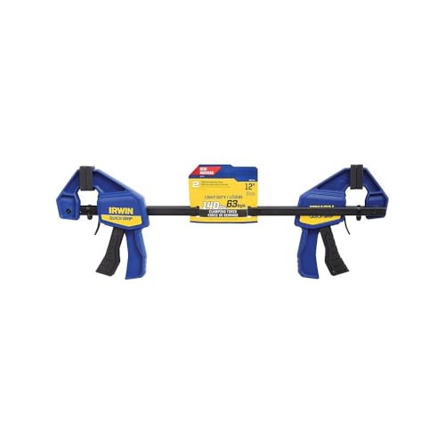 IRWINQUICK-GRIPOne-Handed Mini Bar Clamp 2 Pack, 12", 1964745