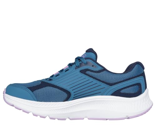 Skechers Women's Go Run Consistent 2.0 Advantage Sneaker, Blue/Purple, 8.5