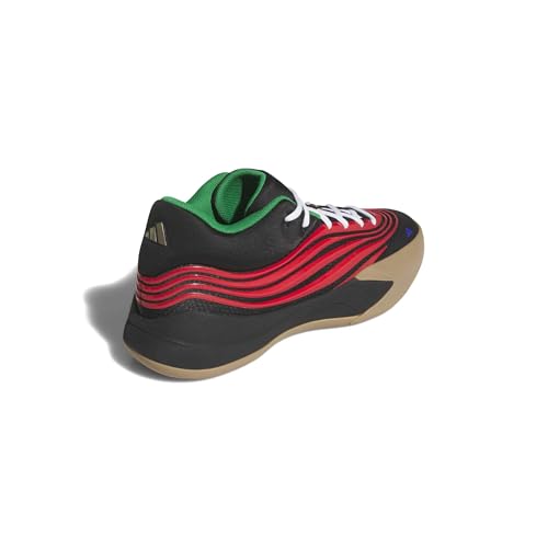 adidas Unisex-Adult Dame X Basketball, Black/Pure Ruby/Gum