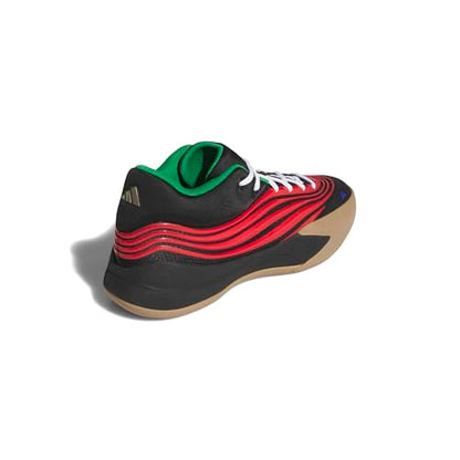 adidas Unisex-Adult Dame X Basketball, Black/Pure Ruby/Gum
