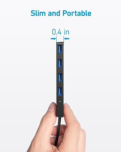 Anker USB C Hub, 4 Ports USB 3.0 Data Hub with 5Gbps Data Transfer