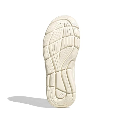 adidas Women's Cloudfoam Flex - Slounge, Wonder White/Off White/Sand Strata, 11