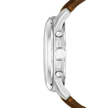 Fossil Men's FS4735 Grant Analog Display Analog Quartz Brown Watch