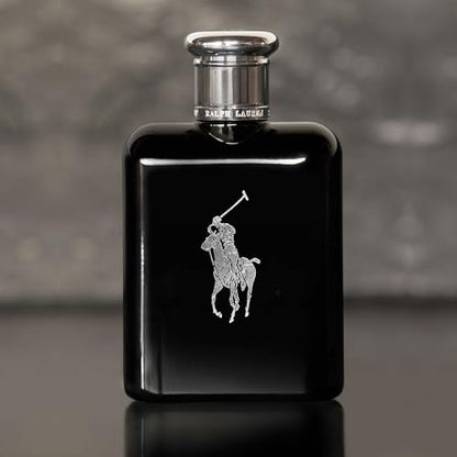 Ralph Lauren Polo Black Eau de Toilette - Woody & Fresh Cologne for Men