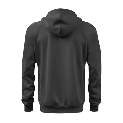 Boys Hoodies Zip Up Fall Jackets Fleece Lined Hooded Sweatshirts Dark Gray