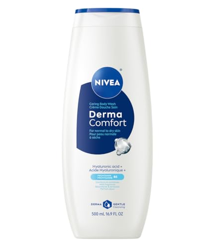 NIVEA Derma Comfort Gel Douche, Acide Hyaluronique & Provitamine B5, 500ml