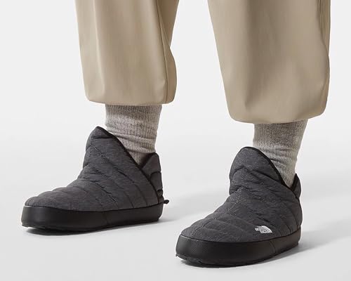 THE NORTH FACE Thermoball Trac Winter Bootie, Phantom Gy HTH PRT/TNF Blk, 7