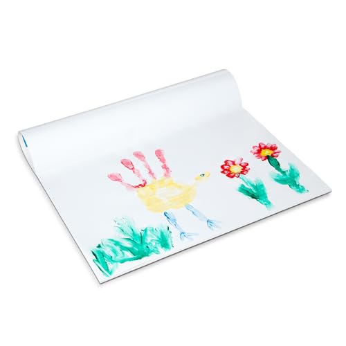 Melissa & Doug Finger Paint Paper Pad 2-Pack Kids Art Supply | 2 Finger Painting Paper Pads, 100 Extra-Large No-Leak Glossy Sheets, Premium Arts & Crafts Supplies for Kids, Ages 2+