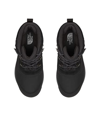 THE NORTH FACE Chilkat V Lace-Up Waterproof Snow Boot, Blk/Asphalt Gy, 8