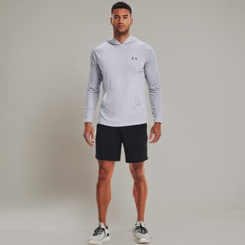 Under Armour Men's Velocity Long Sleeve Hoodie, (011) Mod Gray / / Pitch Gray, Medium