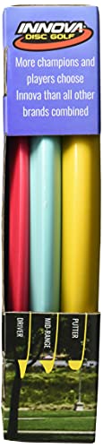 Innova Disc Golf Set – Driver, Mid-Range & Putter, Comfortable DX Plastic, Colors May Vary (3 Pack)