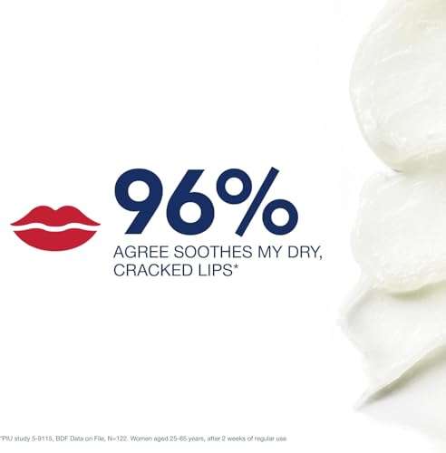 Aquaphor Lip Repair Lip Ointment for Extremely Dry, Chapped and Cracked Lips, Formulated with Panthenol and Vitamins C and E, Fragrance Free, Non Comedogenic Lip Balm, 10mL