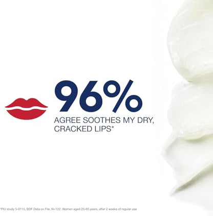 Aquaphor Lip Repair Lip Ointment for Extremely Dry, Chapped and Cracked Lips, Formulated with Panthenol and Vitamins C and E, Fragrance Free, Non Comedogenic Lip Balm, 10mL