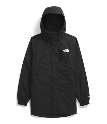 THE NORTH FACE Women's Antora Rain Parka, TNF Black, Medium