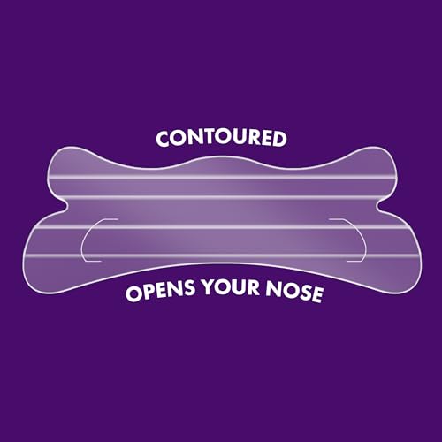 Vicks ZzzQuil Nasal Strips, Clear Nasal Strips, Relieves Nighttime Nasal Congestion, Contoured, Reduces Nasal Congestion For Less Snoring and Better Sleep, 26 Count