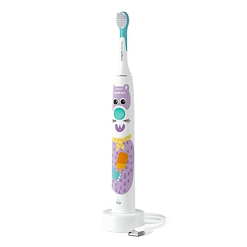 Philips Sonicare for Kids Design-A-Pet Electric Toothbrush, 1 Brush Head
