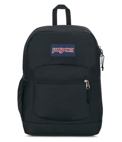 JanSport Cross Town Plus Laptop 26L Backpack, Black | 15 inch Padded Laptop Sleeve, Water Bottle Pocket, Commuter Rucksack for Travel