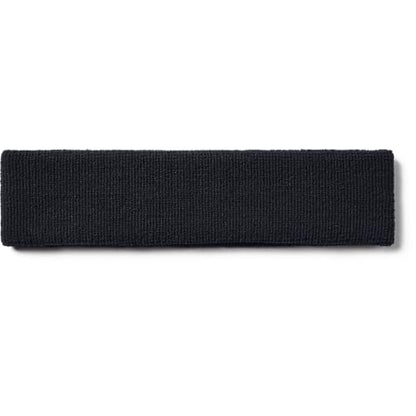 Under Armour Men's Performance Headband, Black (001)/White, One Size Fits All