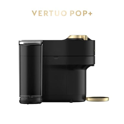 Nespresso Vertuo Pop+ Deluxe Pod Coffee & Espresso Machine Black & Gold