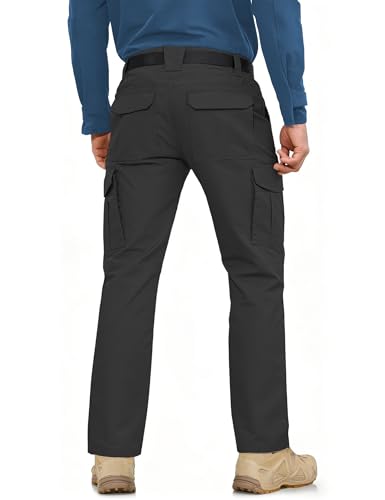 MOURCE Tactical Pants for Men Stretch Cargo Ripstop Waterproof Work Outdoor