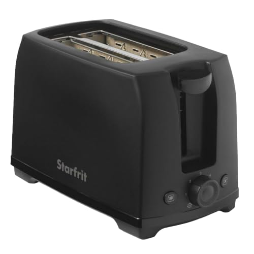 Starfrit Alston 2-Slice Toaster, 700W, 6 Browning Levels, Matte Black