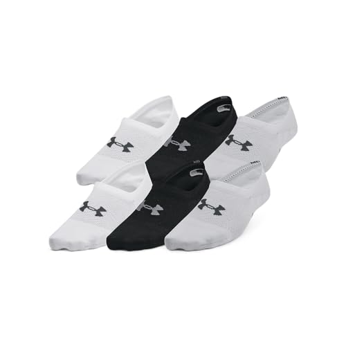Under Armour Women's Breathe Lite Liner Socks 6 Pack, (014) Halo Gray/Halo Gray/Castlerock, Medium