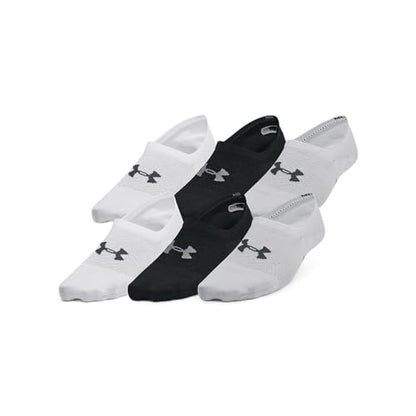 Under Armour Women's Breathe Lite Liner Socks 6 Pack, (014) Halo Gray/Halo Gray/Castlerock, Medium