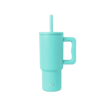 Simple Modern Kids Tumbler with Straw & Handle | 24oz | Blue