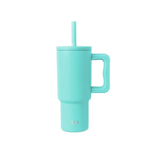 Simple Modern Kids Tumbler with Straw & Handle | 24oz | Blue