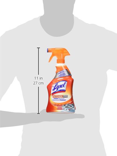 Lysol Kitchen Power Degreaser Trigger Spray, Fresh Citrus Scent, 650 mL (Pack of 2)