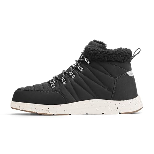 Bruno Marc Mens Winter Boots Snow Boots,Black,10