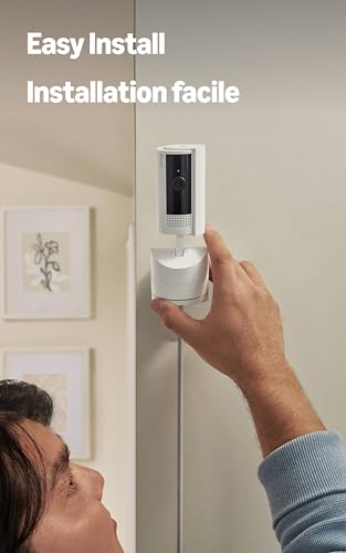 Ring Pan-Tilt Indoor Cam | See all around with 360° pan coverage, HD video, plus Two-Way Talk (2024 release) | Black