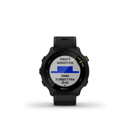 Garmin Forerunner 55, GPS Running Watch with Daily Suggested Workouts, Up to 2 Weeks of Battery Life, Black