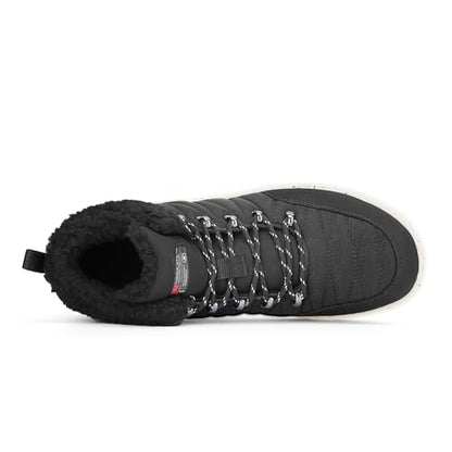 Bruno Marc Mens Winter Boots Snow Boots,Black,12