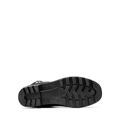 DREAM PAIRS Bottes de pluie en caoutchouc pour femme, Noir, 39 (EUR)
