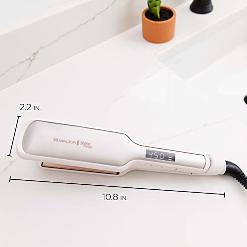 Remington Shine Therapy 2 Inch Hair Straightener, Argan Oil & Keratin | Argan Oil and Keratin Infusion for Smooth Styling, Fast Heat-up, Ideal for Hair Straightening and Styling