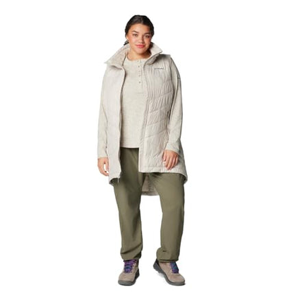 Columbia Women's Heavenly II Long Vest, Dark Stone, Medium