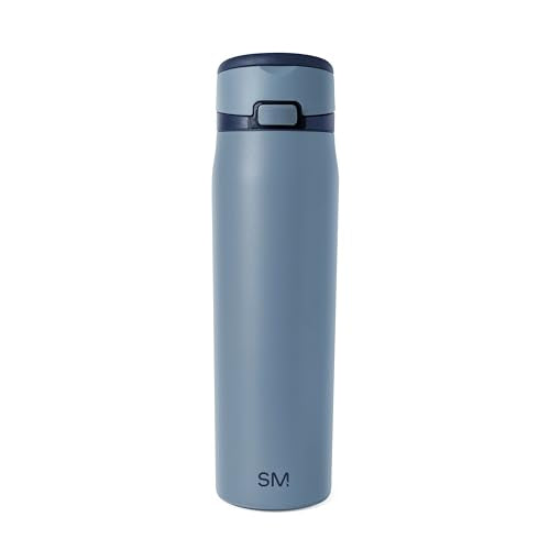 Simple Modern Water Bottle with Straw & Handle | 24oz | Blue