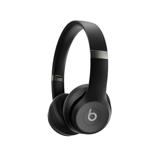 Beats Solo 4 - Wireless Bluetooth On-Ear Headphones, Apple & Android Compatible, Up to 50 Hours of Battery Life - Matte Black