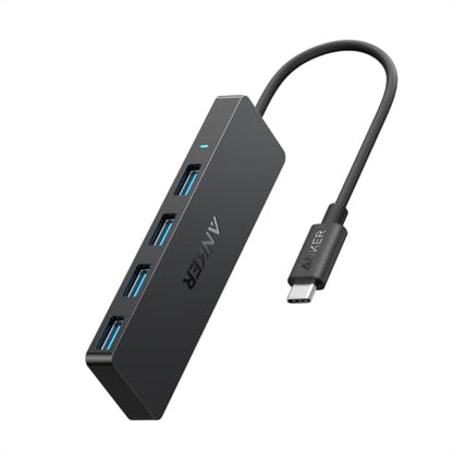 Anker USB C Hub, 4 Ports USB 3.0 Data Hub with 5Gbps Data Transfer
