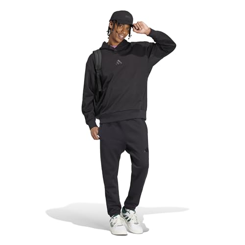 Adidas Men's All SZN Fleece Hoodie, Black, Large