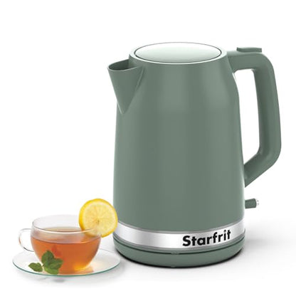 Starfrit Electric Kettle, 1.7L, 1500W, Auto Shut-Off, Sage